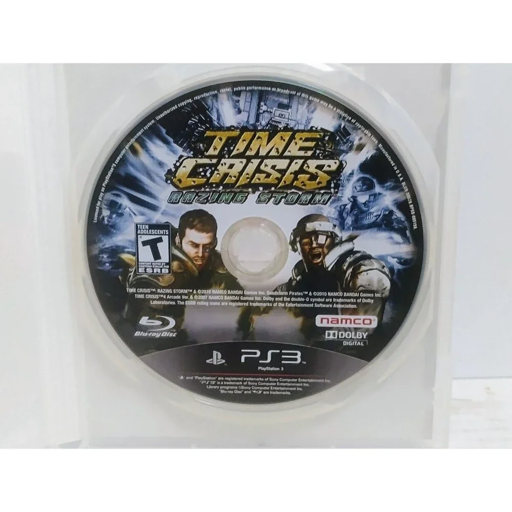 SONY PLAYSTATION 3 MOVE CONTROLLER TIME CRISIS RAZING STORM GUN ATTACHMENT LOT